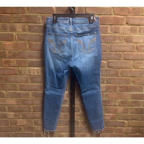Hollister Women’s Curvy Ultra High Rise Super Skinny Stretch Jeans Sz 13S - Picture 4 of 5